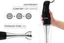Courant 200W 2-Speed Hand Blender with Stainless Steel Leg Black