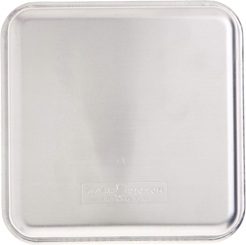 Nordic Ware - 47500 Nordic Ware Naturals Aluminum Commercial 8" x 8" Square Cake Pan, 8 by 8 inches, Silver