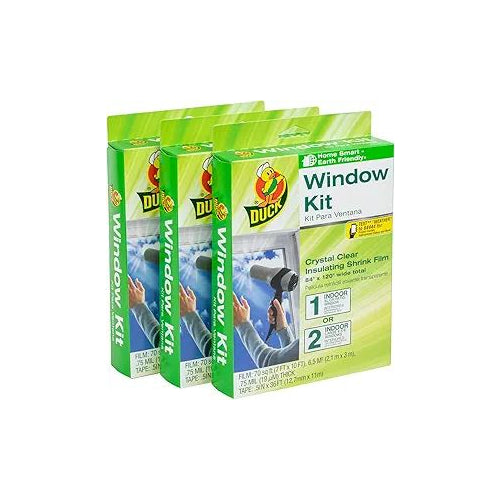 Window Seal Shrink Kit Covers 84" X 120"