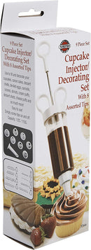 Norpro Cupcake Injector/Decorating Icing Set, 9-Piece Set