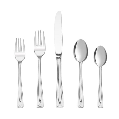 18/10 Stainless Steel Tuxedo Mirror 20pc Flatware