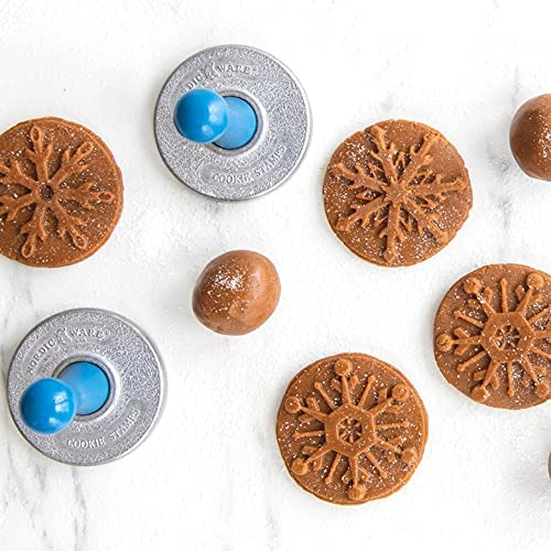 Nordic Ware Cookie Stamps | Snowflake, Grey