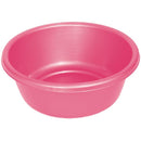 Round Plastic Wash Basin 11.25 inch Pink
