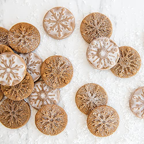 Nordic Ware Cookie Stamps | Snowflake, Grey