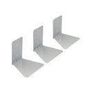 Umbra Conceal Floating Bookshelf, Small, Silver, Set of 3