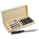 Stratus Culinary Design Recurve Stainless Steel 5 Inch Steak Knife, Set of 4