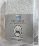 Rl Plastics 61308 Elegant Easy Care Vinyl Tablecloth with Flannel Back 52" X 108" Oblong