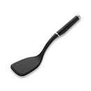 Black nylon short turner with ergonomic handle and heat-resistant head