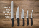 Victorinox 10-inch stainless steel chef's knife with black ergonomic handle