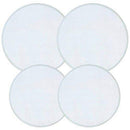 Electric Stove Burner Covers, Set of 4, White