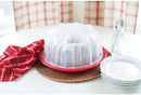 Nordic Ware Bundt Cake Keeper, Plastic, 13 in L X 12 in W X 7 in H