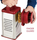 Rachael Ray Tools and Gadgets Stainless Steel Box Grater, Red
