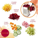Rachael Ray Tools and Gadgets Stainless Steel Box Grater, Red