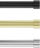 Umbra Cappa 1-Inch Curtain Rod, Includes 2 Matching Finials, Brackets & Hardware, 120 to 180-Inches, Nickel