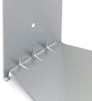 Umbra Conceal Floating Bookshelf, Small, Silver, Set of 3