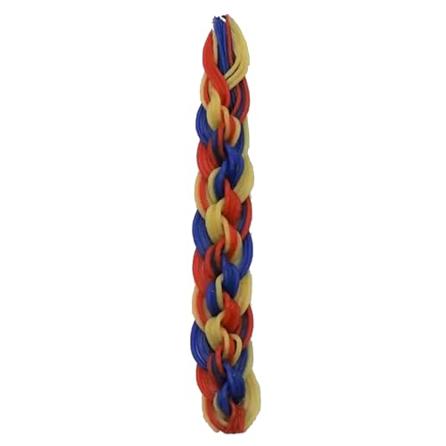 Majestic Giftware Handcrafted Braided Havdalah Candle 13.5" H Multi Color Dripless and Smokeless Havdalah Candle