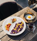 CORELLE Livingware Winter Frost White 10-1/4 Divided Dinner Plate