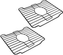 Set of 2 black wire sink protectors by Better Houseware, 18.1" x 12.3" each