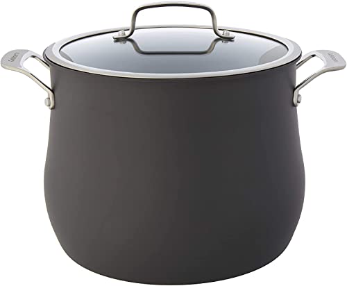 Cuisinart 12-Quart Stockpot, Hard Anodized Contour Stainless Steel w/Cover, 6466-26