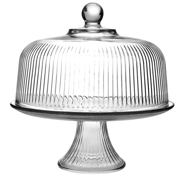 Anchor Hocking Monaco Cake Stand, 2-Piece