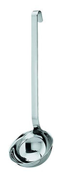 RÃ¶sle Stainless Steel Hooked Handle Ladle with Pouring Rim, 8.0-Ounce