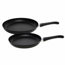 Scanpan Classic 2 Piece Fry Pan Set, 8 and 10 1/4, Black