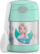 THERMOS FUNTAINER 10 Ounce Stainless Steel Vacuum Insulated Kids Food Jar with Spoon, Frozen 2