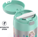 THERMOS FUNTAINER 10 Ounce Stainless Steel Vacuum Insulated Kids Food Jar with Spoon, Frozen 2