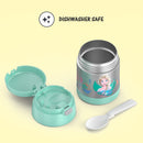 THERMOS FUNTAINER 10 Ounce Stainless Steel Vacuum Insulated Kids Food Jar with Spoon, Frozen 2