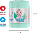 THERMOS FUNTAINER 10 Ounce Stainless Steel Vacuum Insulated Kids Food Jar with Spoon, Frozen 2