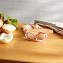 RSVP International Onion Goggles, Fog Free Lenses, Safely Prepare Food Without Tears, One Size, Pink