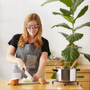 RSVP International Onion Goggles, Fog Free Lenses, Safely Prepare Food Without Tears, One Size, Pink