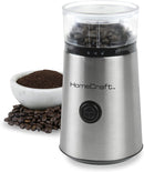 HomeCraft HCCG1SS Grinder Mill with Large 12 Cup Capacity, One Touch Operation, Stainless steel