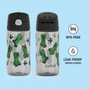 THERMOS FUNTAINER 16 Ounce Plastic Hydration Bottle with Spout, Minecraft
