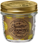 Bormioli Rocco Quattro Stagioni set of 4 Clear Airtight Mason Jars, 6.75 Oz. Made from BPA Free Durable Glass, Made In Italy.