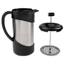 Thermos 34 Ounce Vacuum Insulated Stainless Steel Coffee Press, Stainless with Black Accents
