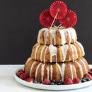 Nordic Ware Tiered Bundt Set-3, 6, 12 Cup, Sea Glass