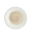 Gibson Elite Spiral 16 Piece Reactive Embossed Dinnerware Set - Taupe