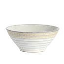Gibson Elite Spiral 16 Piece Reactive Embossed Dinnerware Set - Taupe