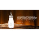 Bormioli Rocco Quattro Stagioni Glass 13.5 Oz Olive Oil Dispenser With Weighted Pourer, Made from BPA Free Durable Glass, Made In Italy.