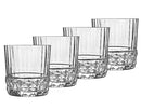 Bormioli Rocco America '20s 12.5 oz. Double Old Fashioned DOF Glasses, Clear, Set of 4