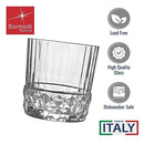 Bormioli Rocco America '20s 12.5 oz. Double Old Fashioned DOF Glasses, Clear, Set of 4