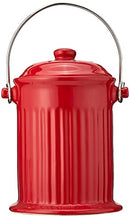 Norpro, Red 93R, 1 Gallon Ceramic Compost Keeper