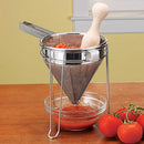 Norpro Stainless Steel 642 Chinois with Stand and Pestle Set, 9 x 7 x 7