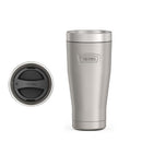 THERMOS, ICON Series, Stainless Steel Tumbler, Matte Stainless Steel, 16 oz