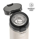 THERMOS ICON SERIES Stainless Steel Water Bottle with Spout - 24 Ounce, Sandstone - Vacuum Insulated Water Bottle with Lid