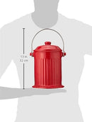 Norpro, Red 93R, 1 Gallon Ceramic Compost Keeper