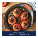 Rachael Ray Yum -o! Nonstick Bakeware Baking Pan With Grips / Nonstick Cake Pan With Grips, Round - 9 Inch, Gray