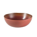 Bloomhouse Palermo Sun 2 Piece Serving Bowl and Oval Platter Stoneware Reactive Glaze Serveware Set - Paprika Red