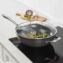 Cuisinart GG26-30H GreenGourmet Hard-Anodized Nonstick Stir-Fry Wok with Glass Cover 12-Inch